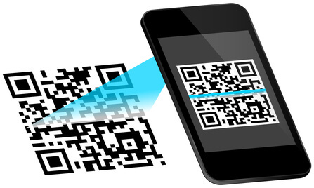 QR-Code per Handy einlesen